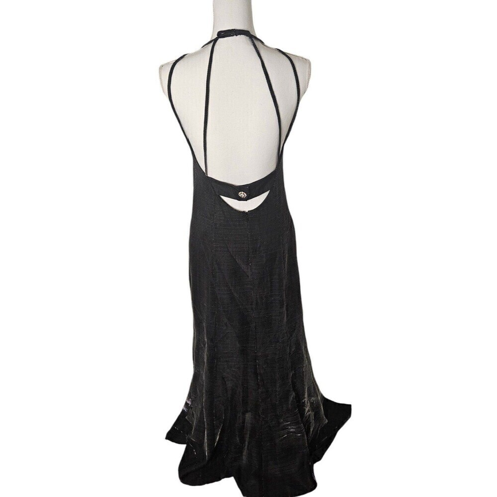 Betsey & Adam Vintage Black Metallic Formal Dress - Picture 7 of 12